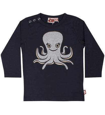 DYR-Cph Bluse - Dyrcritter Baby - Navy Blæksprutte