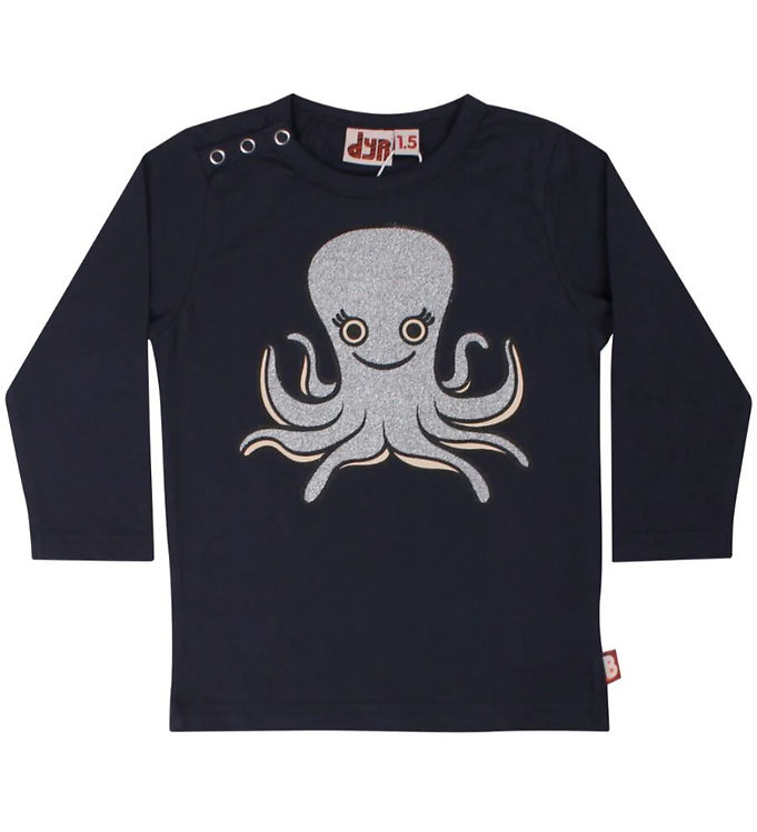 DYR Bluse - DyrCritter - Navy Blæksprutte