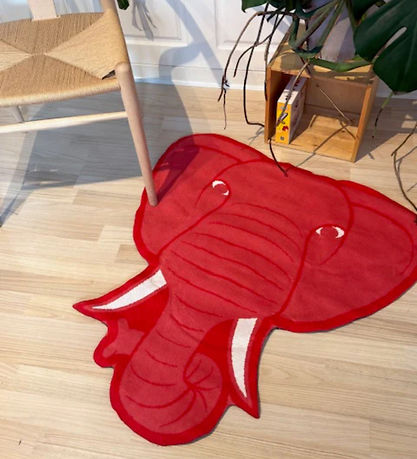 DYR-Cph Gulvtæppe - Pink Elefant