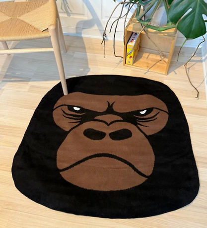 DYR-Cph Gulvtæppe - Gorilla - Black Gorilla