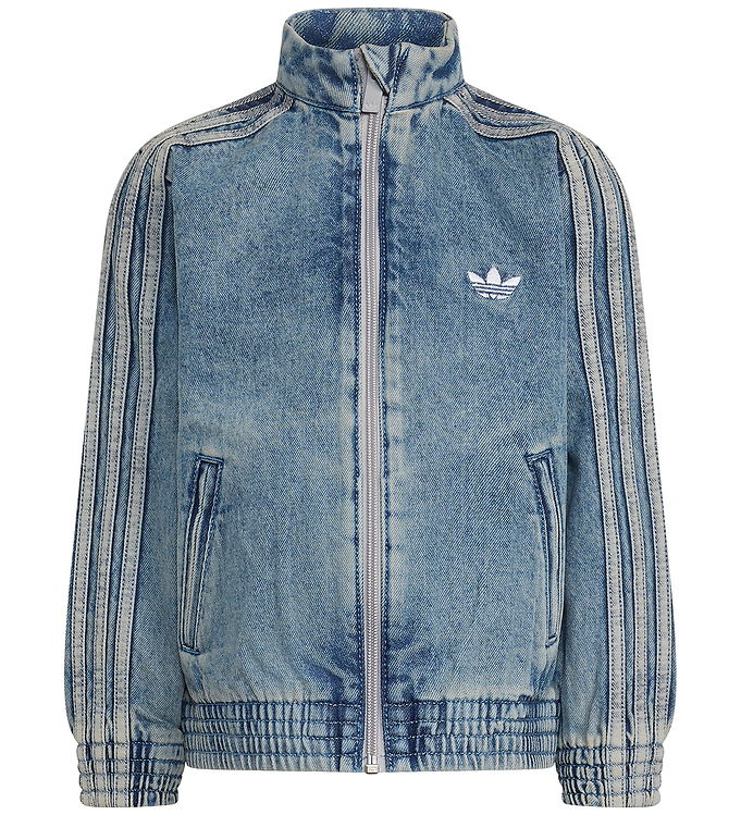 adidas Originals Denimjakke - Firebird - Worn Blue Denim
