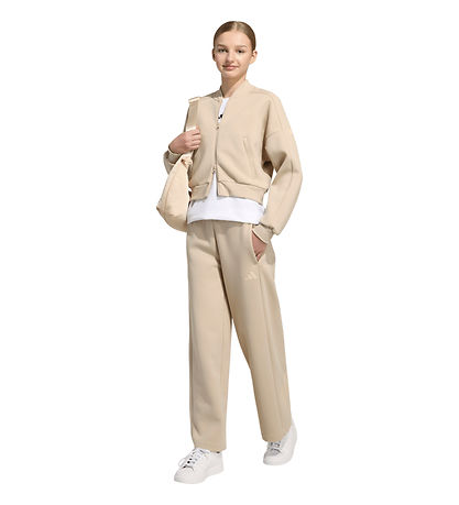 adidas Performance Cardigan - Cropped - Khaki Three/Crlystal Lin