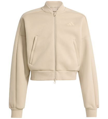 adidas Performance Cardigan - Cropped - Khaki Three/Crlystal Lin