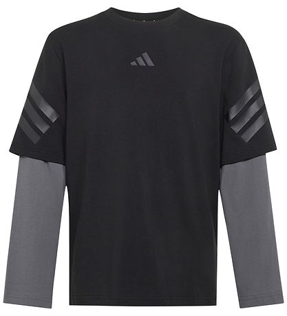 adidas Performance Bluse - Future Icons - Sort/Grey Five/Sort