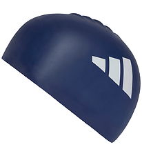 adidas Performance Bonnet de Bain - Abdult 3S - Bleu Foncé/Blanc