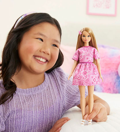 Barbie Dukke - 30 cm - Fashionista - Pink Paisley