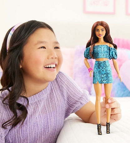 Barbie Dukke - Fashionista - Teal Animal Print