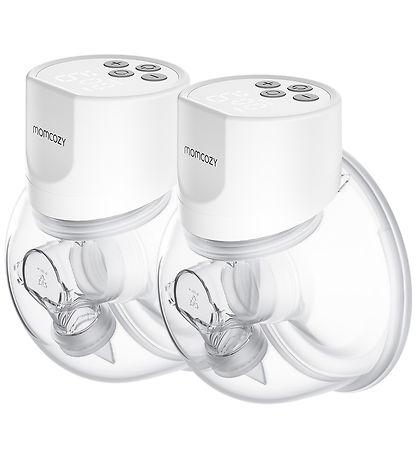 Momcozy Brystpumpe - S12 Pro Dobbeltpakke Bærbar Brystpumpe - Hv