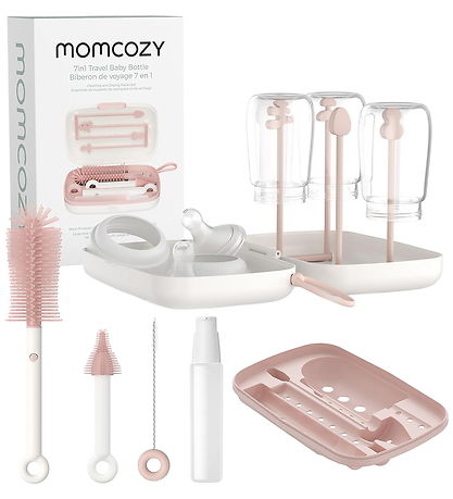 Momcozy Rengørnings og Tørresæt - 7-i-1 - Pink