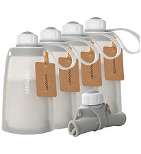 Momcozy Reusable Milk Bags - 5-Pack - Silicone - Grey