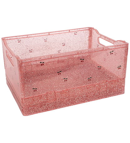 Konges Sløjd Foldekasser - 2-pak - 16x28x38 cm - Sparkling Blush