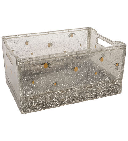 Konges Sløjd Foldekasser - 2-pak - 16x28x38 cm - Sparkling Blue