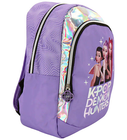 Kpop Demon Hunters Rygsæk - 38x28x16 cm - Lilla