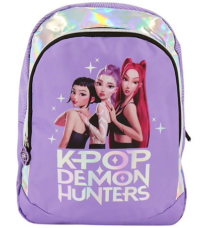 Kpop Demon Hunters Rygsæk - 38x28x16 cm - Lilla