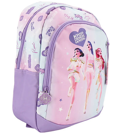 Kpop Demon Hunters Rygsæk - 38x28x16 cm - Lilla