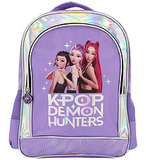 Kpop Demon Hunters Rygsæk - 41x37x20 cm - Lilla