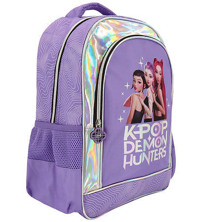 Kpop Demon Hunters Rygsæk - 41x37x20 cm - Lilla