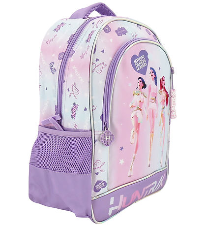 Kpop Demon Hunters Rygsæk - 41x37x20 cm - Lilla