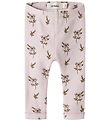 Lil Atelier Leggings - Slim - NbfGayo - Husted Violet/Apple Rose