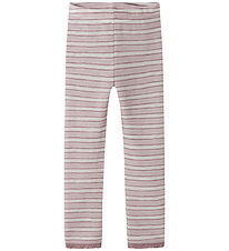 Name It Leggings - Uld - NmfWang - Snow White/Violet Ice/Toadsto