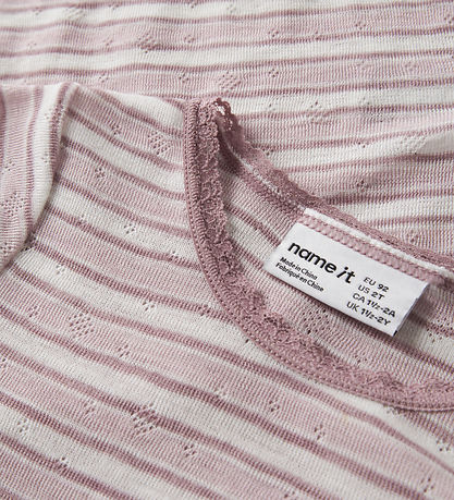 Name It Bluse - Uld - NmfWang - Snow White/Violet Ics/Toadstool