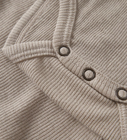 Lil Atelier Body l/æ - Rib - Uld/Modal - Slim - NbnNalu - Feathe