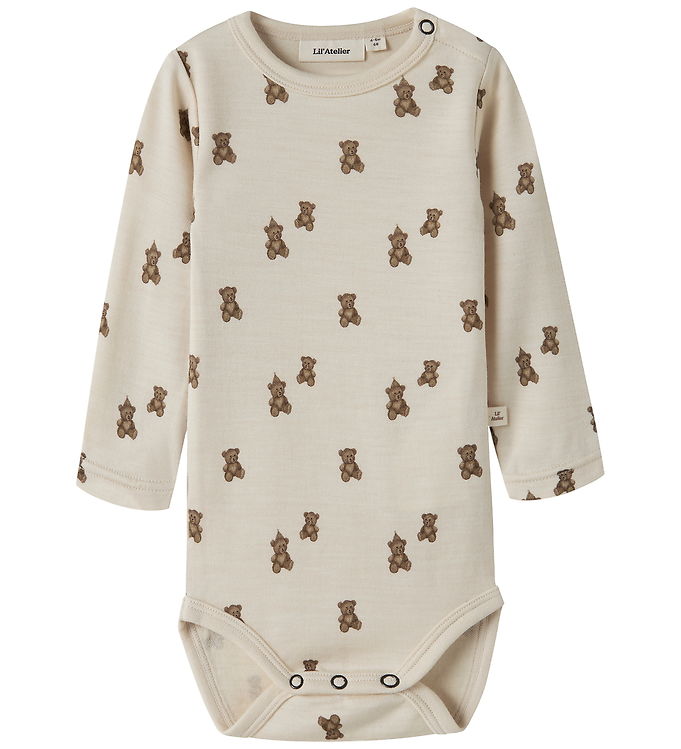Lil Atelier Body l/æ - Modal/Uld - Slim - Noos - NbnNilo - Turtl