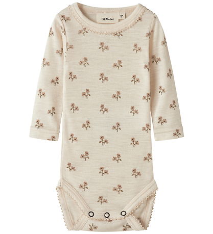 Lil Atelier Body l/æ - Uld/Modal - Slim - Noos - NbfNalu - Turtl