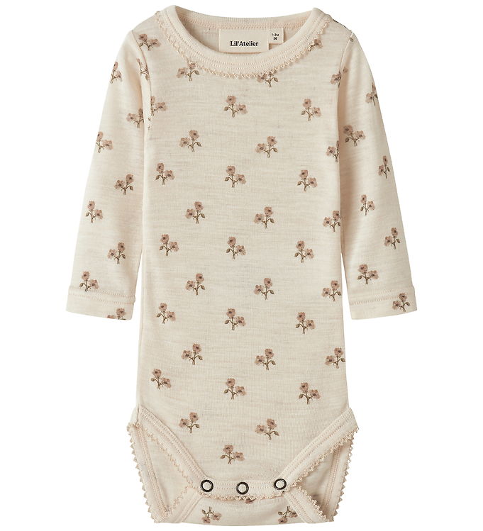 Lil Atelier Body l/æ - Uld/Modal - Slim - Noos - NbfNalu - Turtl
