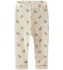 Lili Atelier Leggings - Uld/Modal - Slim - Noos - NbfNalu - Turt