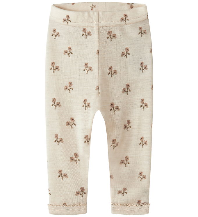 Lil' Atelier Leggings - Uld/Modal - Slim - Noos - NbfNalu - Turt
