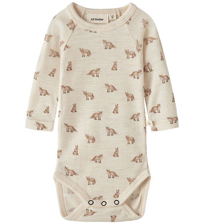 Lil Atelier Body l/æ - Uld/Modal - Slim - Noos - NbmNalu - Turtl