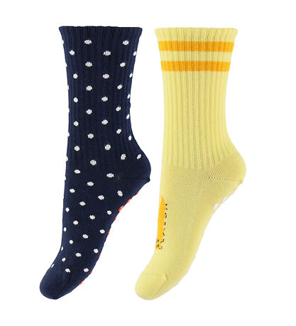 Mini Rodini Strømper - 6-pak - Antiskrid - Kitten - Multi