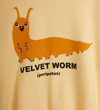 Mini Rodini Sweatsæt - Velvet - Orm - Gul