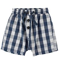 Wheat Shorts - Blå/Hvidternet
