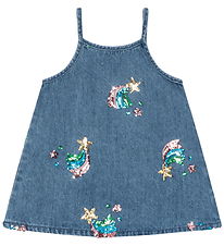 Konges Sløjd Kjole - Denim - Magot Sequin - Rainbow Star