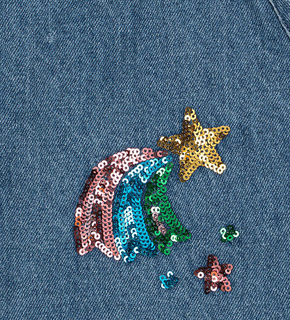 Konges Sløjd Kjole - Denim - Magot Sequin - Rainbow Star