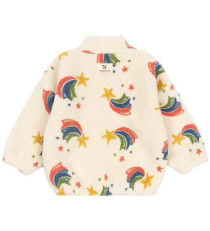 Konges Sløjd Fleecetrøje - Jody Teddy - Rainbow Star