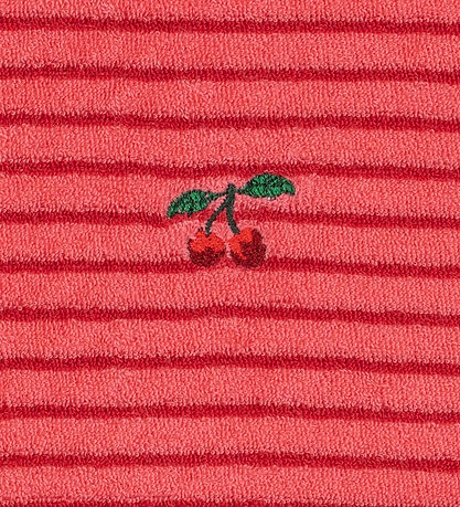 Konges Sløjd Sweatshirt - Frotté - Itty - Cardinal Rose Stripe