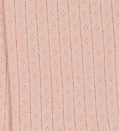 Konges Sløjd Leggings - Hulmønster/Blonder - Minnie - Pale Blush