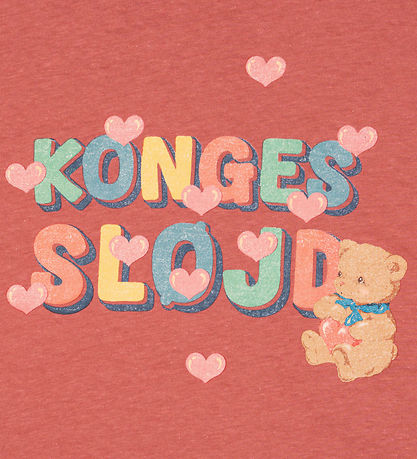 Konges Sløjd Bluse - Era - Faded Rose m. Print