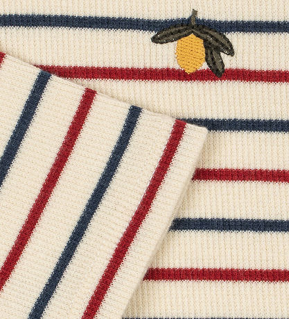 Konges Sløjd Body l/æ - Rib - Voco Modal - Tricolore Bleu
