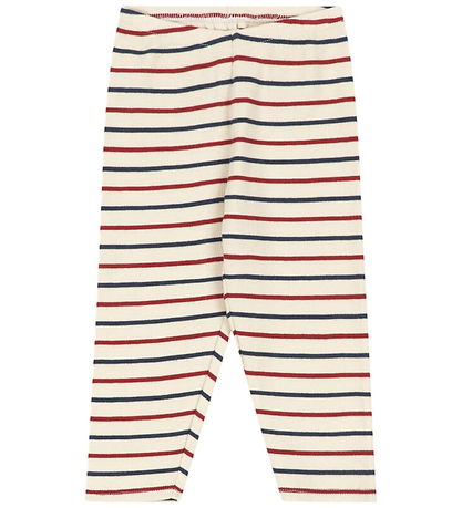 Konges Sløjd Leggings - Rib - Voco Modal - Tricolore Bleu