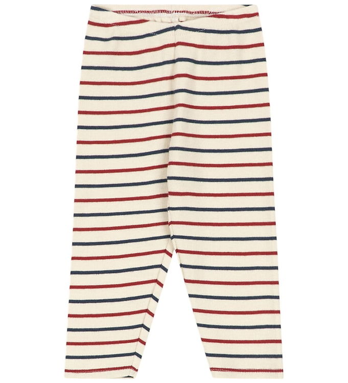 Konges Sløjd Leggings - Rib - Voco Modal - Tricolore Bleu