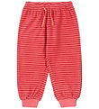 Konges Sløjd Sweatpants - Frotté - Itty - Cardinal Rose Stripe