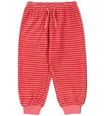 Konges Sløjd Sweatpants - Frotté - Itty - Cardinal Rose Stripe
