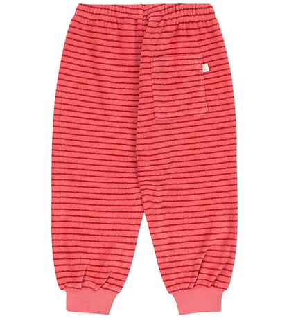 Konges Sløjd Sweatpants - Frotté - Itty - Cardinal Rose Stripe