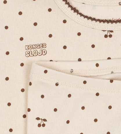 Konges Sløjd Sæt - Blonder - Colito - Cherry Bronze Dot