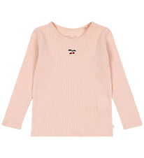 Konges Sløjd Bluse - Hulmønster/Blonder - Minnie - Pale Blush
