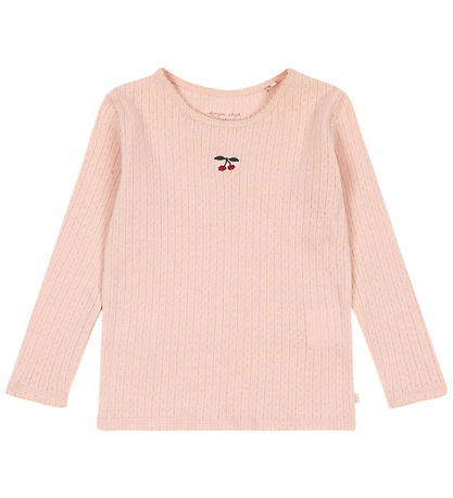 Konges Sløjd Bluse - Hulmønster/Blonder - Minnie - Pale Blush